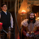 Harvey Guillén and Kayvan Novak in What We Do In The Shadows